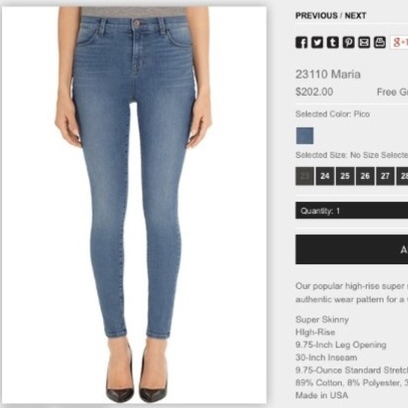 J Brand Maria in Lucas wash - Picture 7 of 7